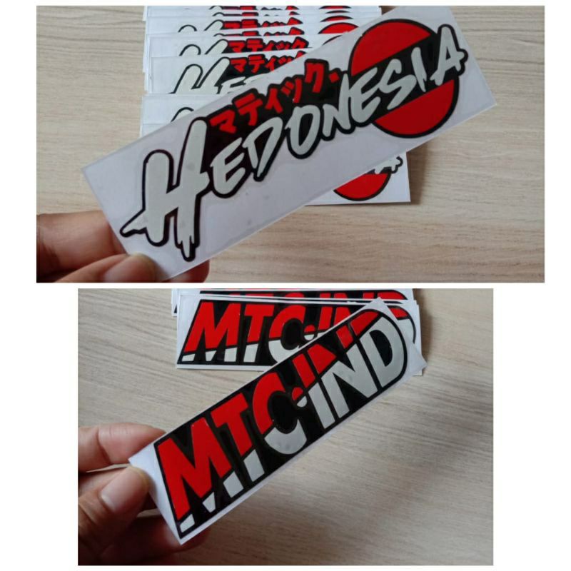 

stiker Cutting HEDONESIA, stiker cutting MTC.IND