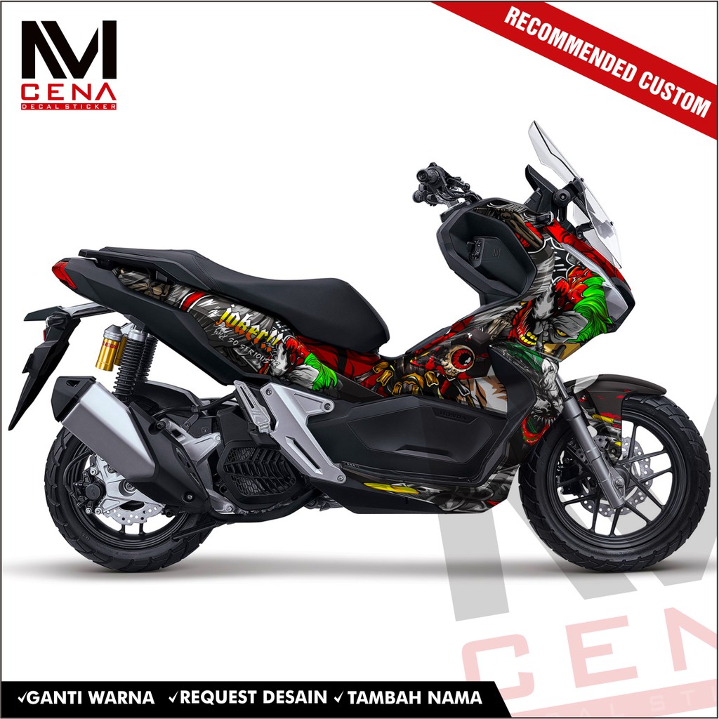Sticker DECAL Honda ADV 150 full body, Sticker ADV, Sticker ADV 150 ,striping ADV 150 joker