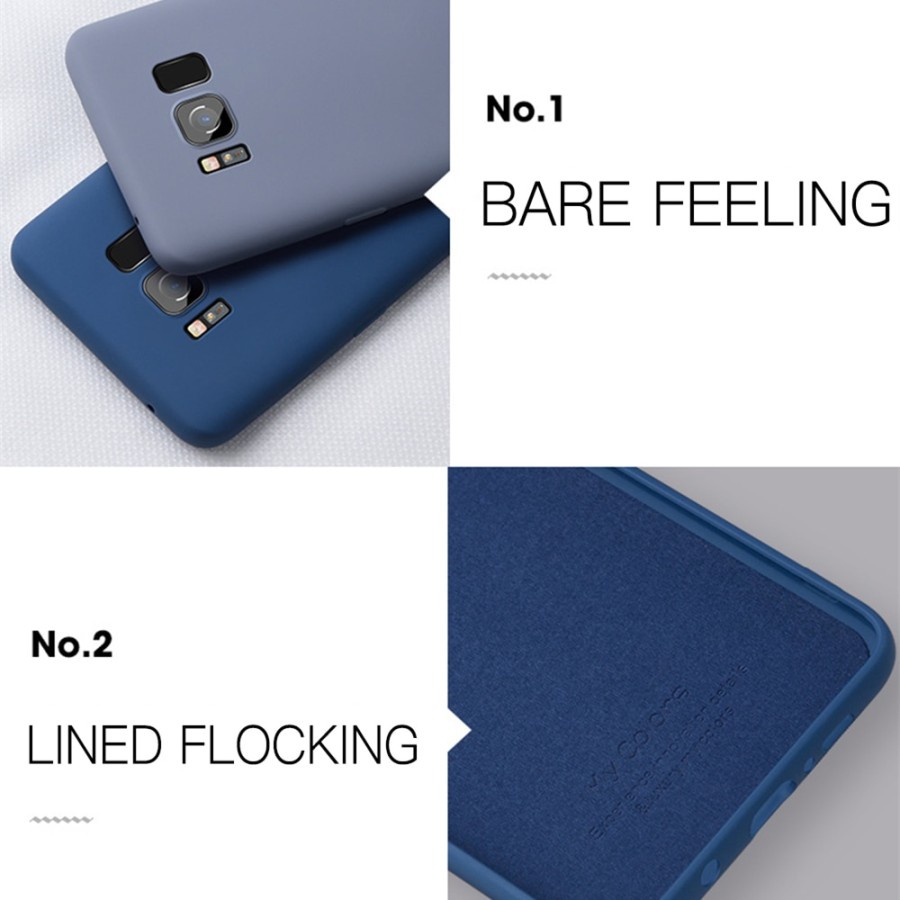 Soft Case Samsung Galaxy S9 S9 Plus S10 S10 Plus S10 Lite Liquid Silikon Slim Skin Candy Macaron Bludru