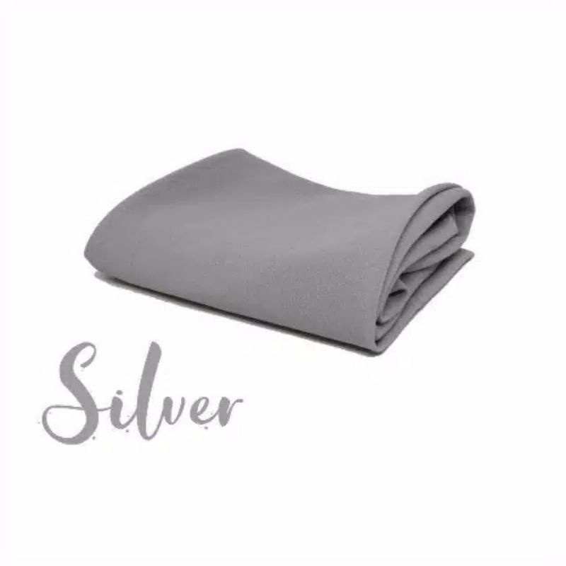 [ Part1] Pashmina diamond  PANJANG 200x75  JUMBO / HIJAB Pasmina SABYAN diamond Italiano-Silver