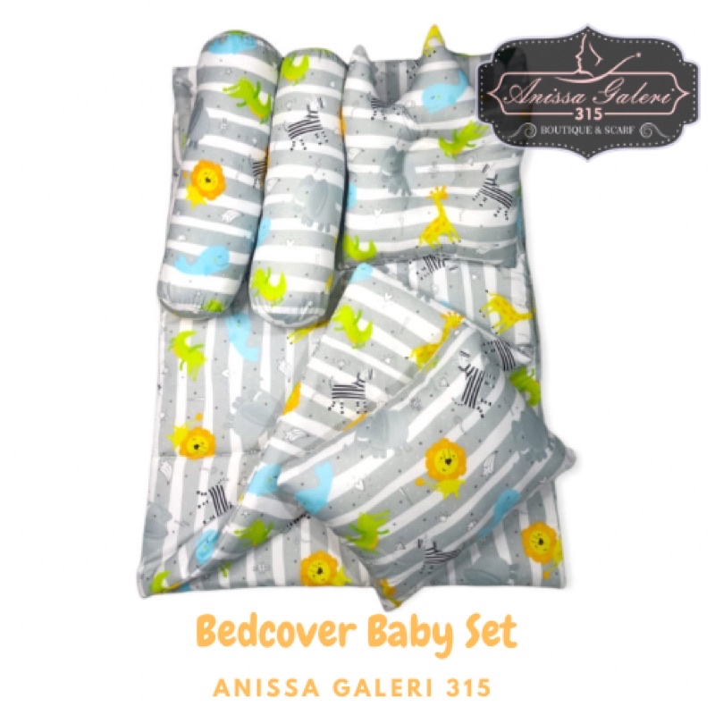 Bedcover Bayi Set 4in1/Perlengkapan tidur bayi