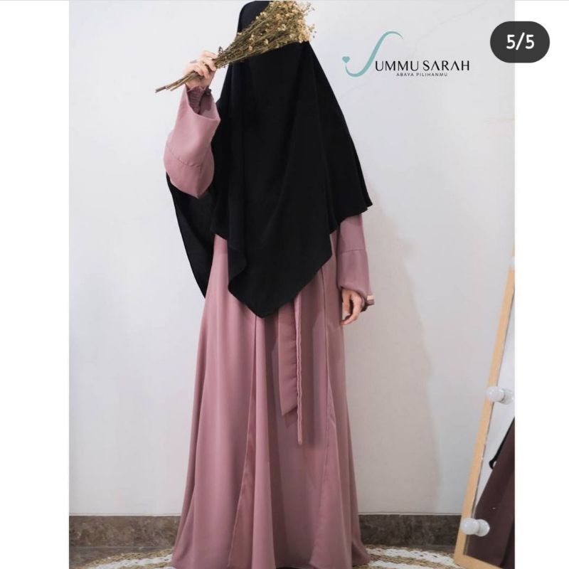 Abaya Hawa Ummu Sarah | abaya ummu sarah | wood rose