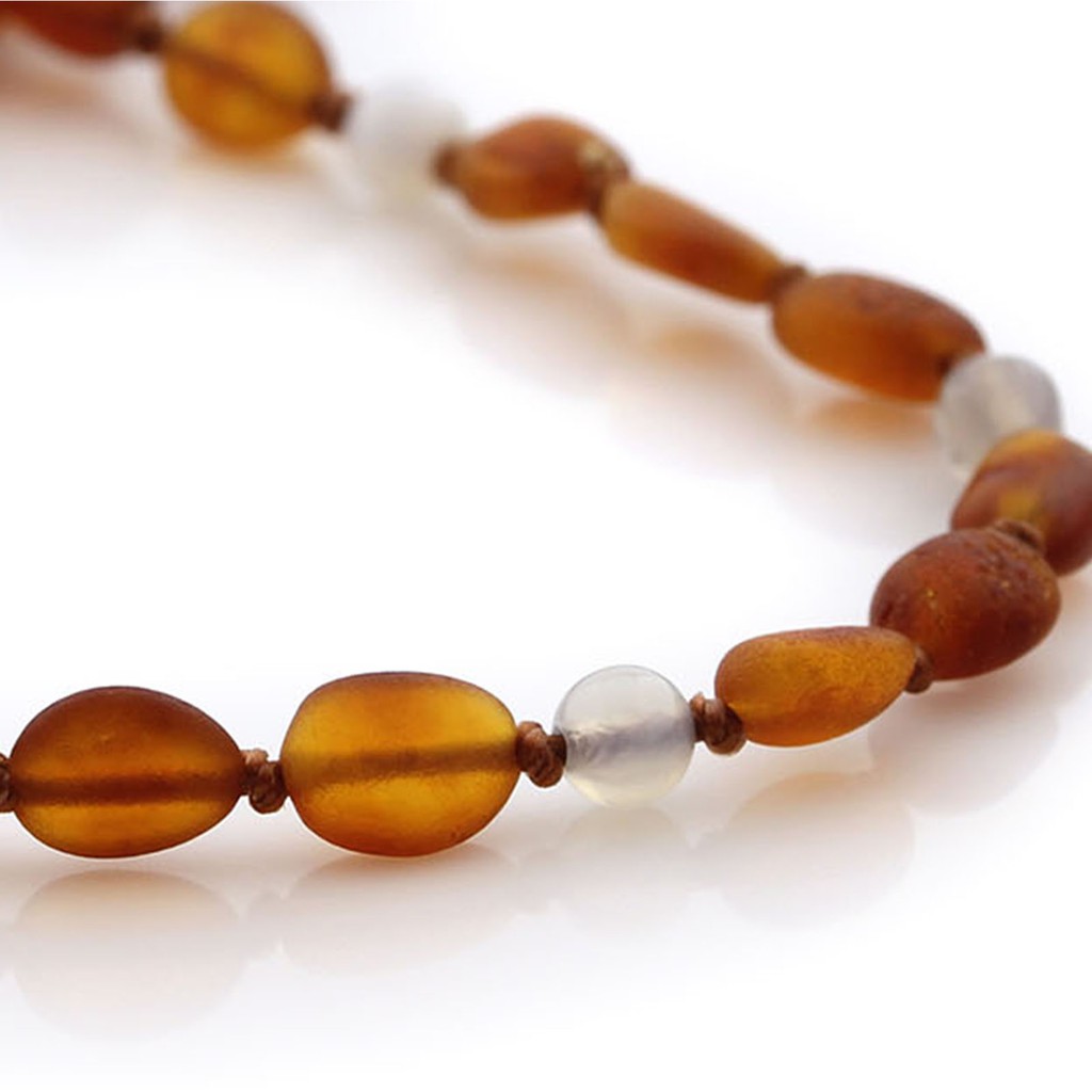 CE61 Gelang Baltic Amber untuk anak mix Botswana Agate Stone BY CARLIS BABY