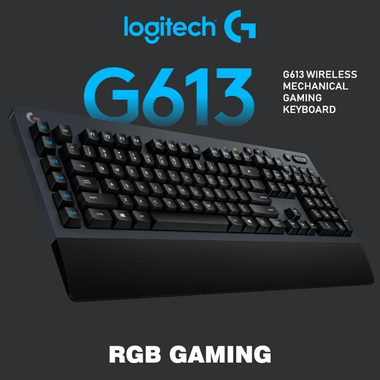 Logitech G613 Mechanical Gaming Keyboard Wireless Garansi Resmi