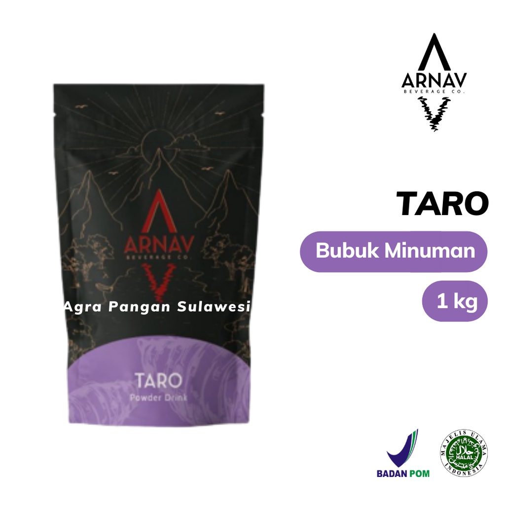 

Bubuk Minuman TARO 1kg Arnav | Drink Powder Serbuk Ube Talas Latte