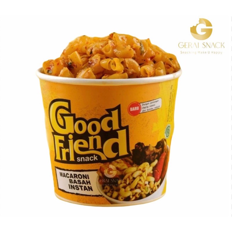 Macaroni Keju Basah Good Friend Tinggal Seduh Keju Melting Berasa Nikmat (65gr)