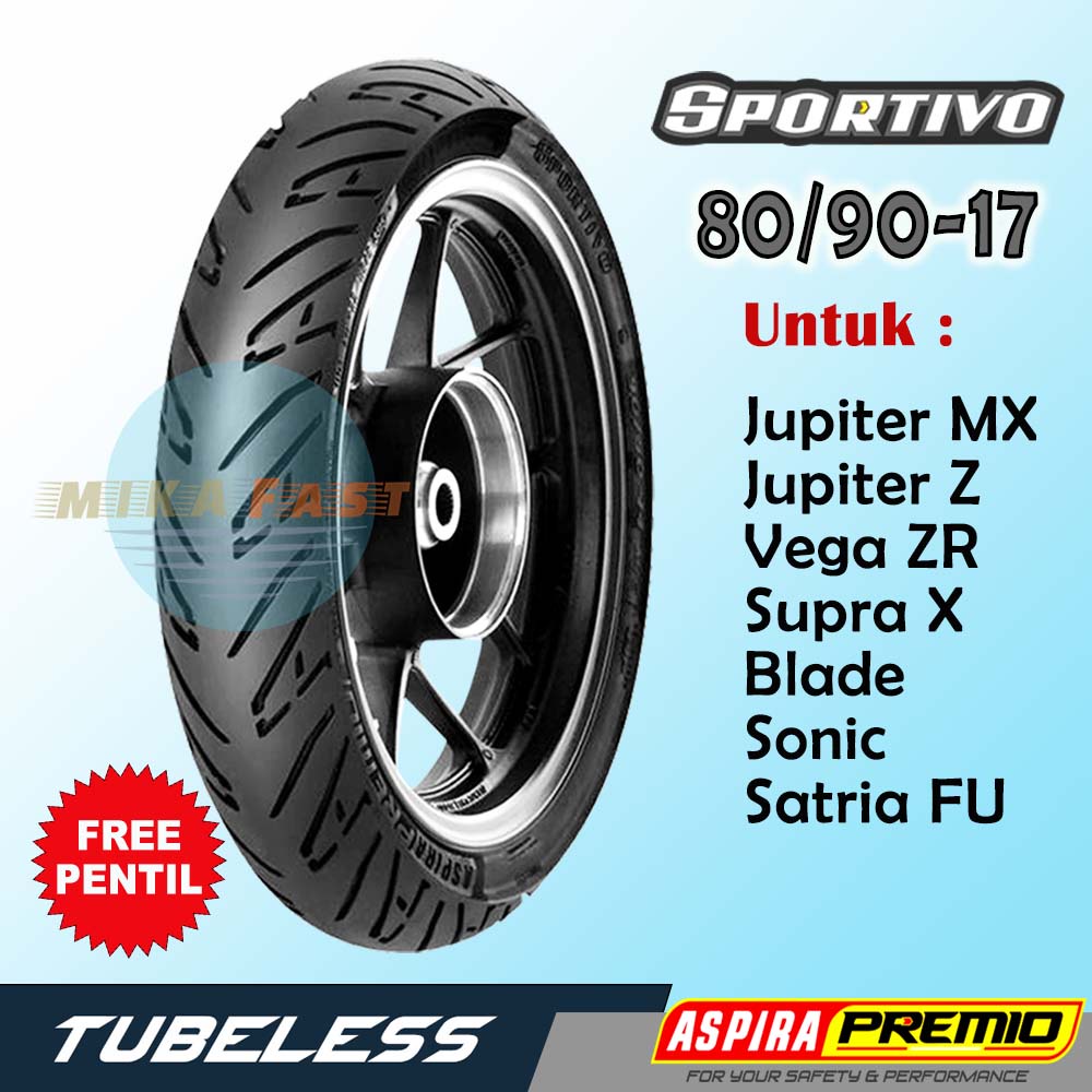 Ban Aspira Premio Sportivo 80/90-17 Tubeless