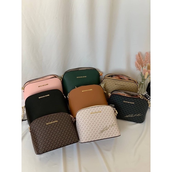 TAS WANITA MK001 LOGO DOME CROSSBODY BAG PREMIUM IMPORT