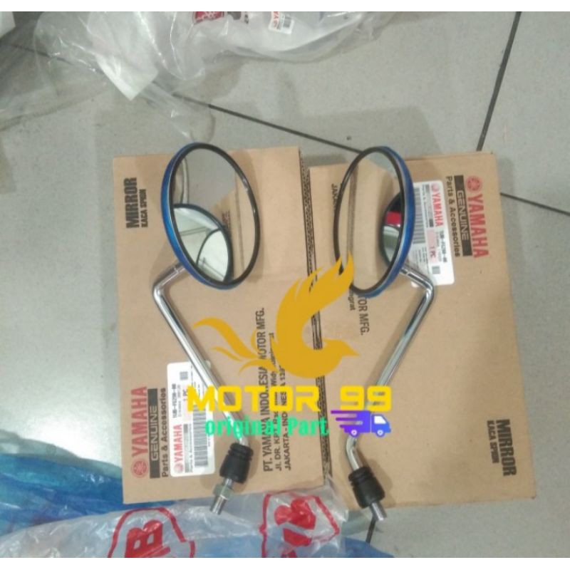 Spion yamaha fino karbu kanan kiri ori ygp