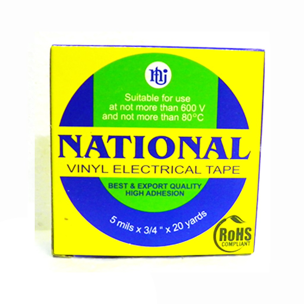 

ISOLASI LISTRIK NATIONAL 5MILL X 3/4" X 20 YARD