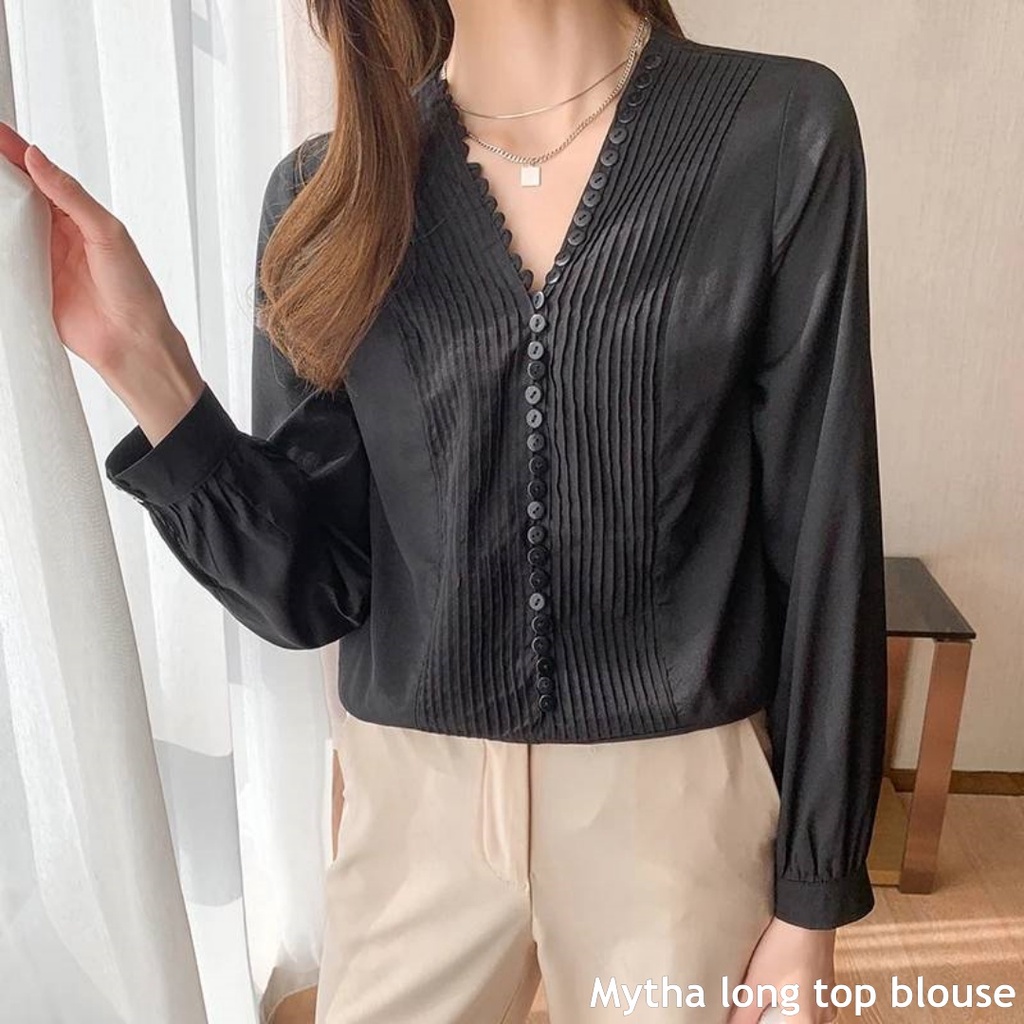 Mytha long top blouse - Thejanclothes