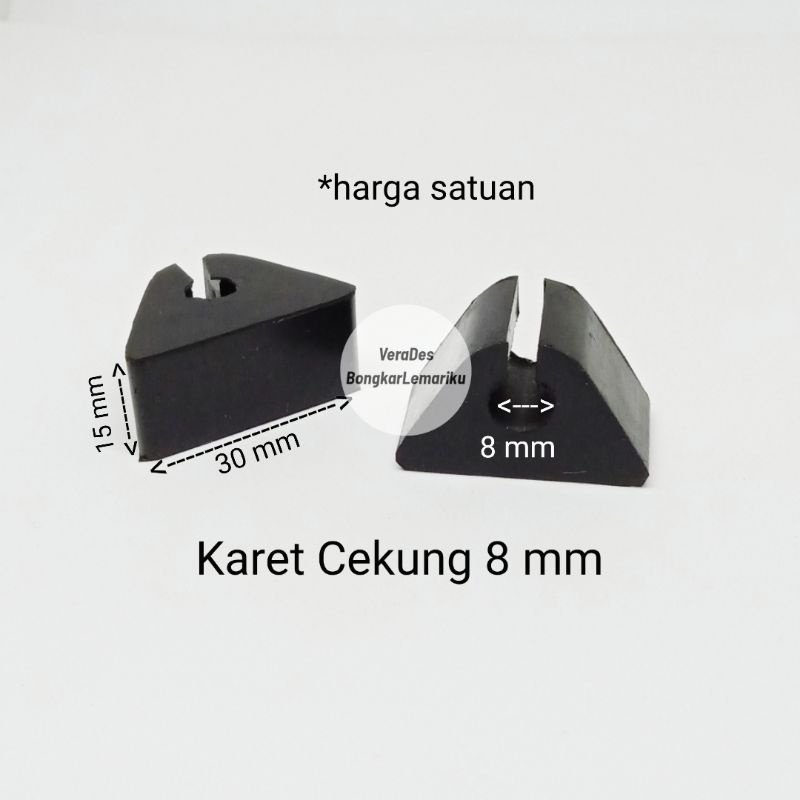 Karet Cekung 8 mm Kaki Kursi Meja Rak Hairpin