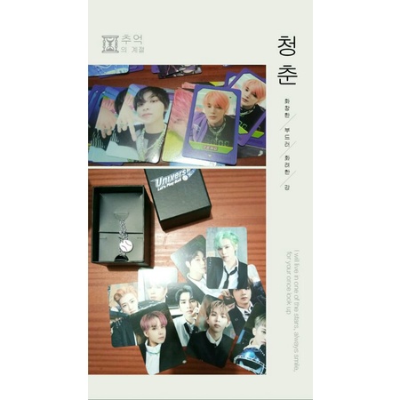 SHARING PENDANT Necklace UNIVERSE MATCHING GAME CARD JENO PC JAEMIN PHOTOCARD GLITCH MODE PC HECHAN 
