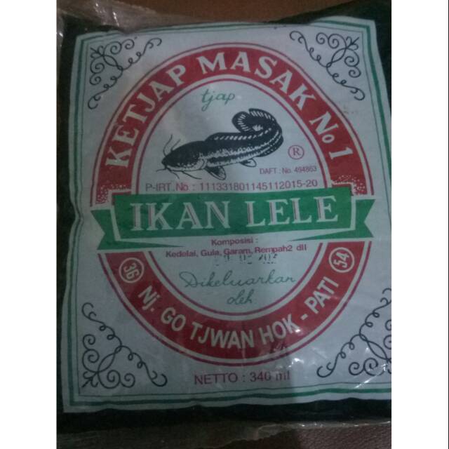 

Kecap manis cap ikan lele khas pati kemasan 340 ml