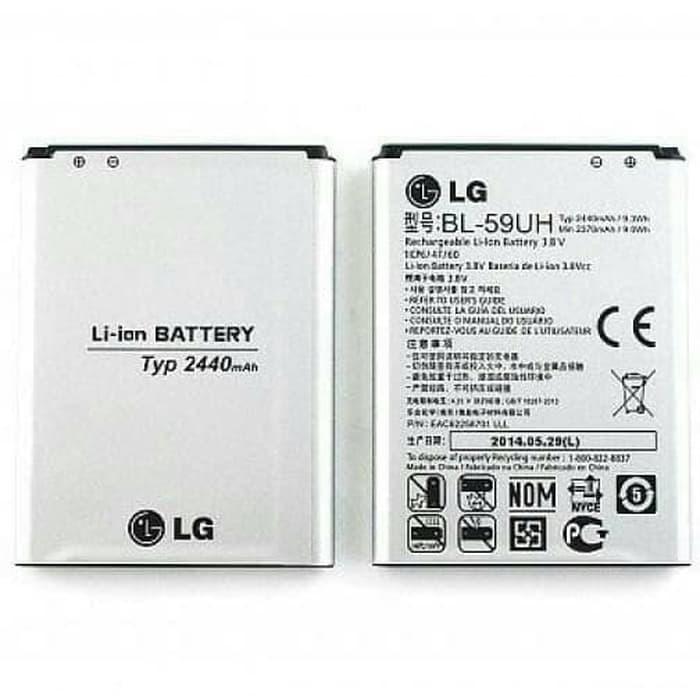 baterai Battery LG BL-59UH / G2 Mini LTE , D620 , D618 , F70 Lucid 3