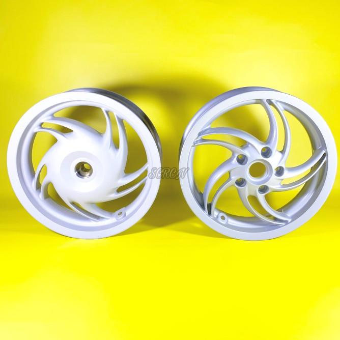 Velg Fly Piaggio Silver Depan Belakang Vespa Sprint Primavera