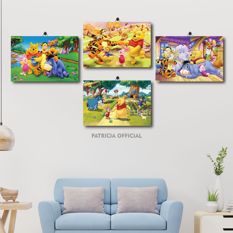 POSTER KAMAR AESTHETIC ANIME WALLPAPER GAMBAR WINNIE THE POOH LUCU 20X30 GFJ2V/RMY69/ DEKORASI DINDI
