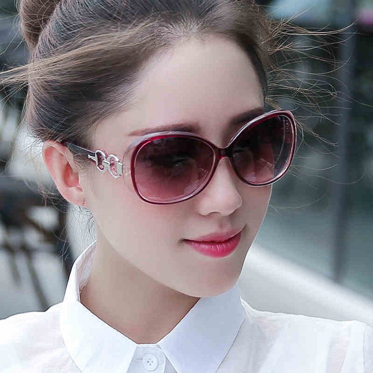 Sunglasses/Kacamata Wanita Gaya Korea Kacamata Fashion Kuil Logam Wanita/Pria unisex