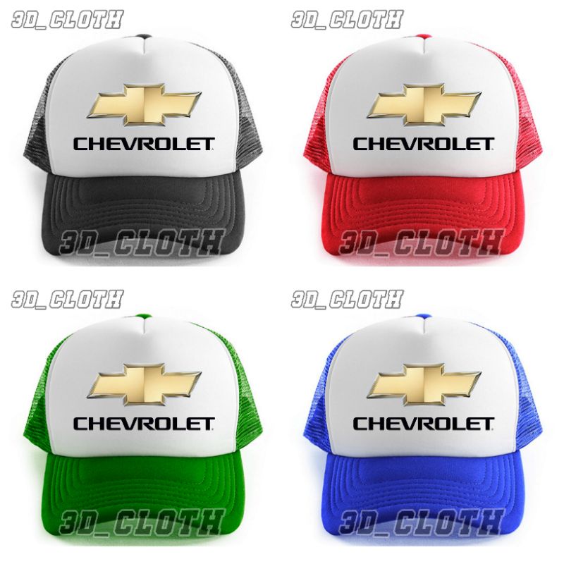 Topi Chevrolet Trucker Jaring - Topi Chevrolet