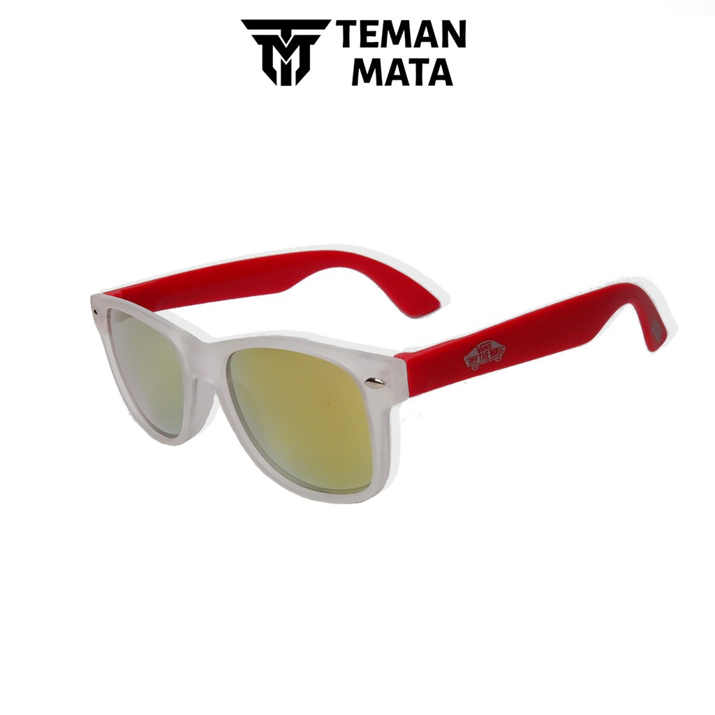 Kacamata Anak New Trend Fashion Anak Vans Anti uv400-Merah