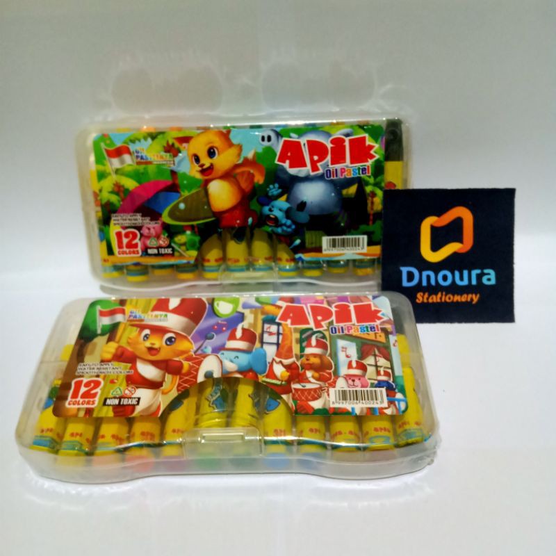 

SATU SET ( 12 WARNA ) Crayon Apik 12 Warna