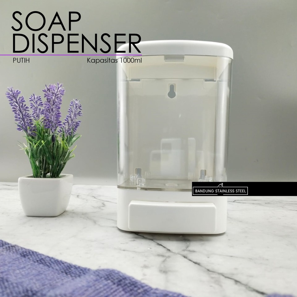 Soap Dispenser Besar 1000ml Wadah Tempat Sabun Cair Shampo Plastik