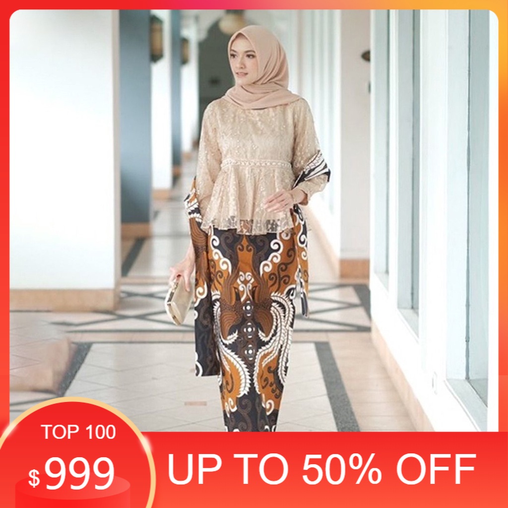 Promo % kebaya modern wisuda tunangan lamaran couple murah remaja seragam seragaman sarimbit allsize