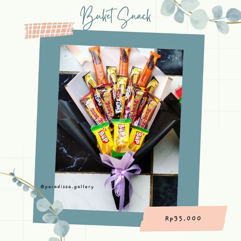 

Buket Snack sederhana