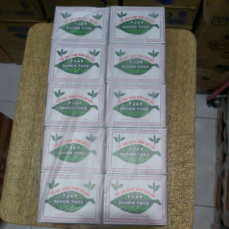 Teh Cap Daun Bubuk / Tjap Daoen Thee (1pak = 10pc)