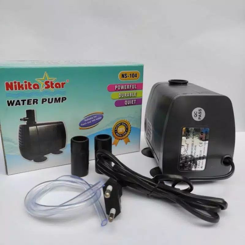 NIKITA STAR NS104 NS 104 NS-104 Pompa Air Celup Pompa power head Kolam ikan Aquarium aquascape murah