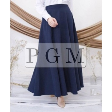 TERLARIS !!! ROK PANJANG STANDAR &amp; JUMBO SPANDEK JERSEY WANITA TERMURAH / ROK PANJANG UNTUK BB 65-80 KG BAHAN PREMIUM