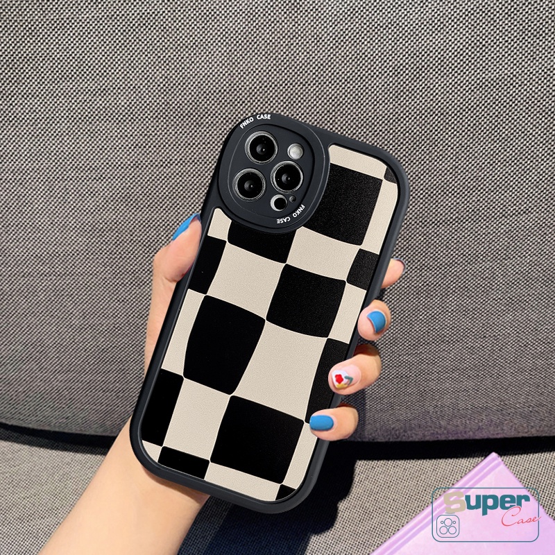 Soft TPU Case Untuk Realme C53 C35 C55 C30 9i C31 C25s 8i 8 10 Pro+C21Y GT C12 C25 C20A C25Y C20 C15 C21 C11 C3 6i 5 8pro 7i C17 7 6 5s 6s Lensa Oval Tidak Teratur Sarung Ultra Persegi