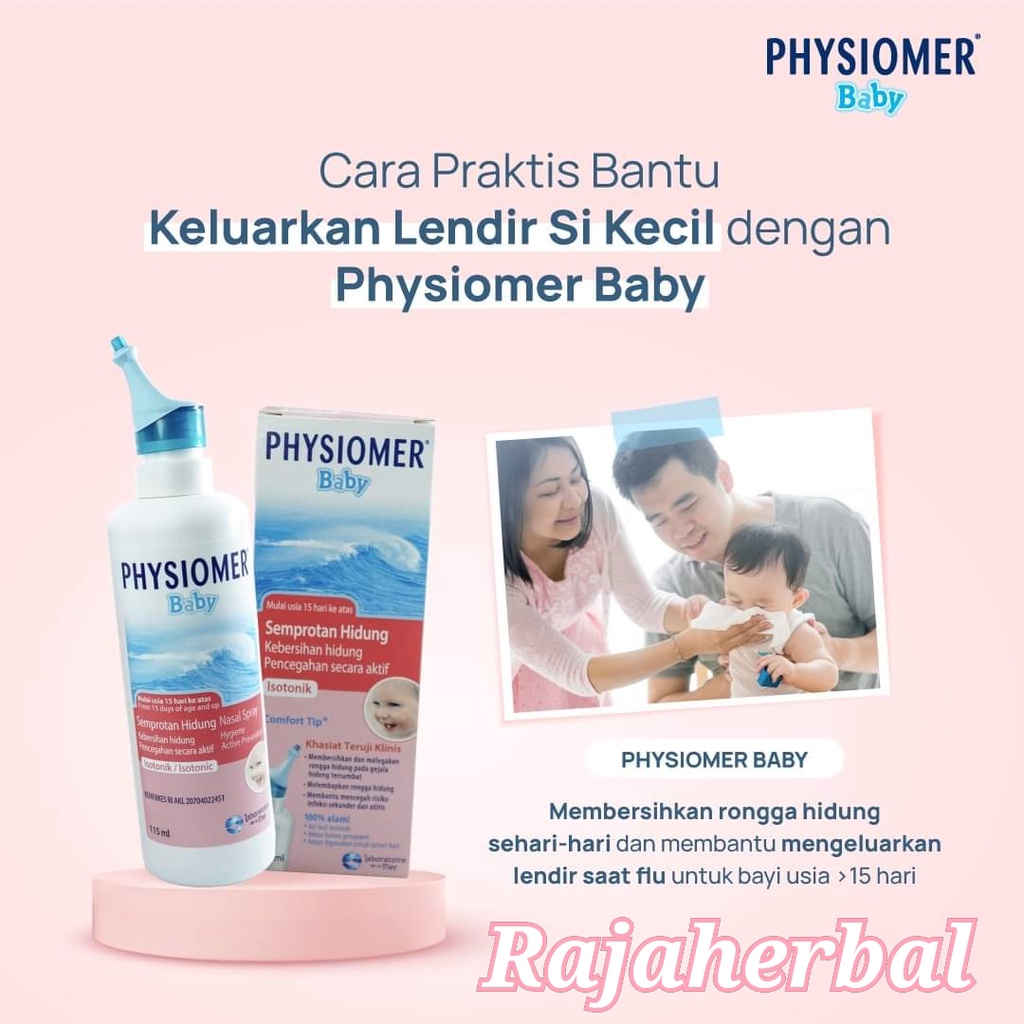 Jual PHYSIOMER BABY NASAL SPRAY HYGIENE 115 ML SPRAY HIDUNG TERSUMBAT