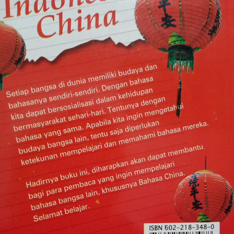 Buku Percakapan Indonesia China Untuk Pelajar Dan Umum