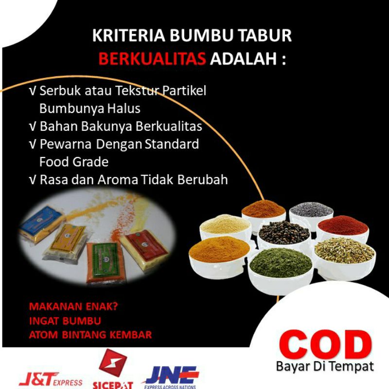 250g Bintang Kembar Bumbu Tabur Bintang Kembar 250 g