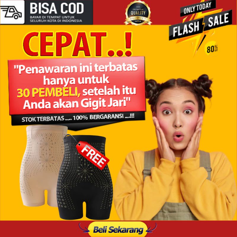 ZP10 KORSET CELANA PELANGSING BADAN PENGECIL PERUT OLAHRAGA WANITA