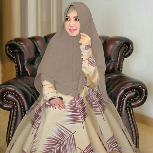 Gamis syari monalisa cemara