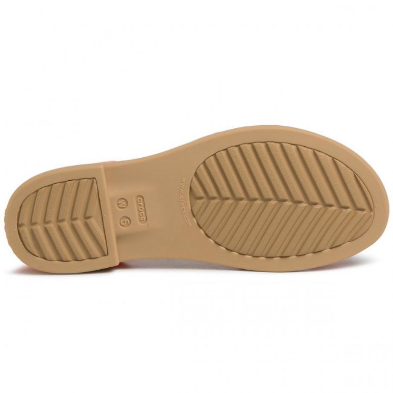 Sandal Crocs Tulum Open Flat / Sandal Wanita / Sandal Crocs Wanita / Sandal Flat / Sandal Tulum