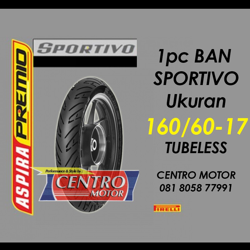 ASPIRA PREMIO SPORTIVO 160/60-17 TUBELESS