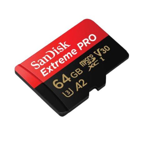 SANDISK MICROSD EXTREME PRO A2 U3 170Mbps (64GB) 4K UHD ACTION CAM