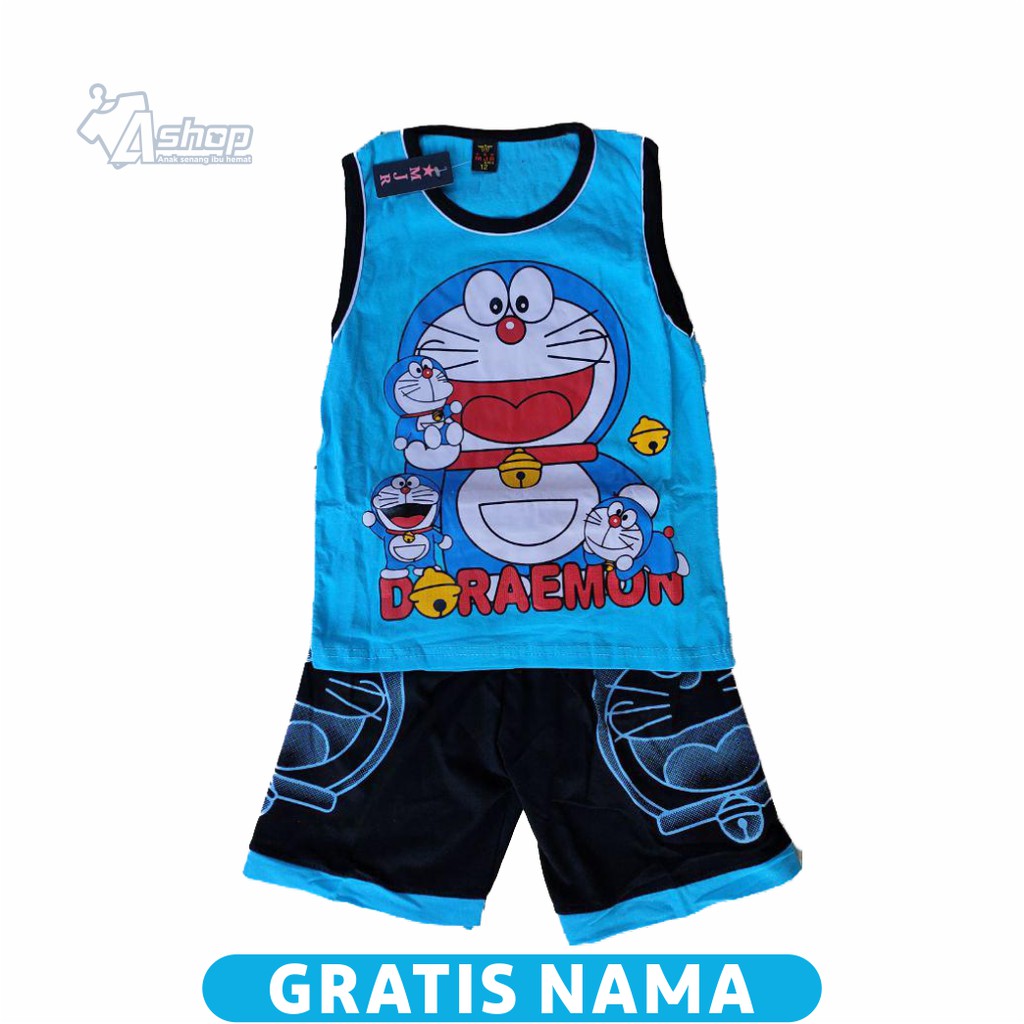 Baju anak Doraemon Singlet