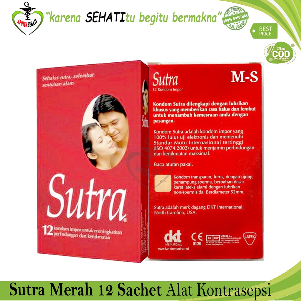 SUTRA MERAH ISI 12 PCS ALAT KONTRASEPSI PRIVASI DIJAMIN AMAN