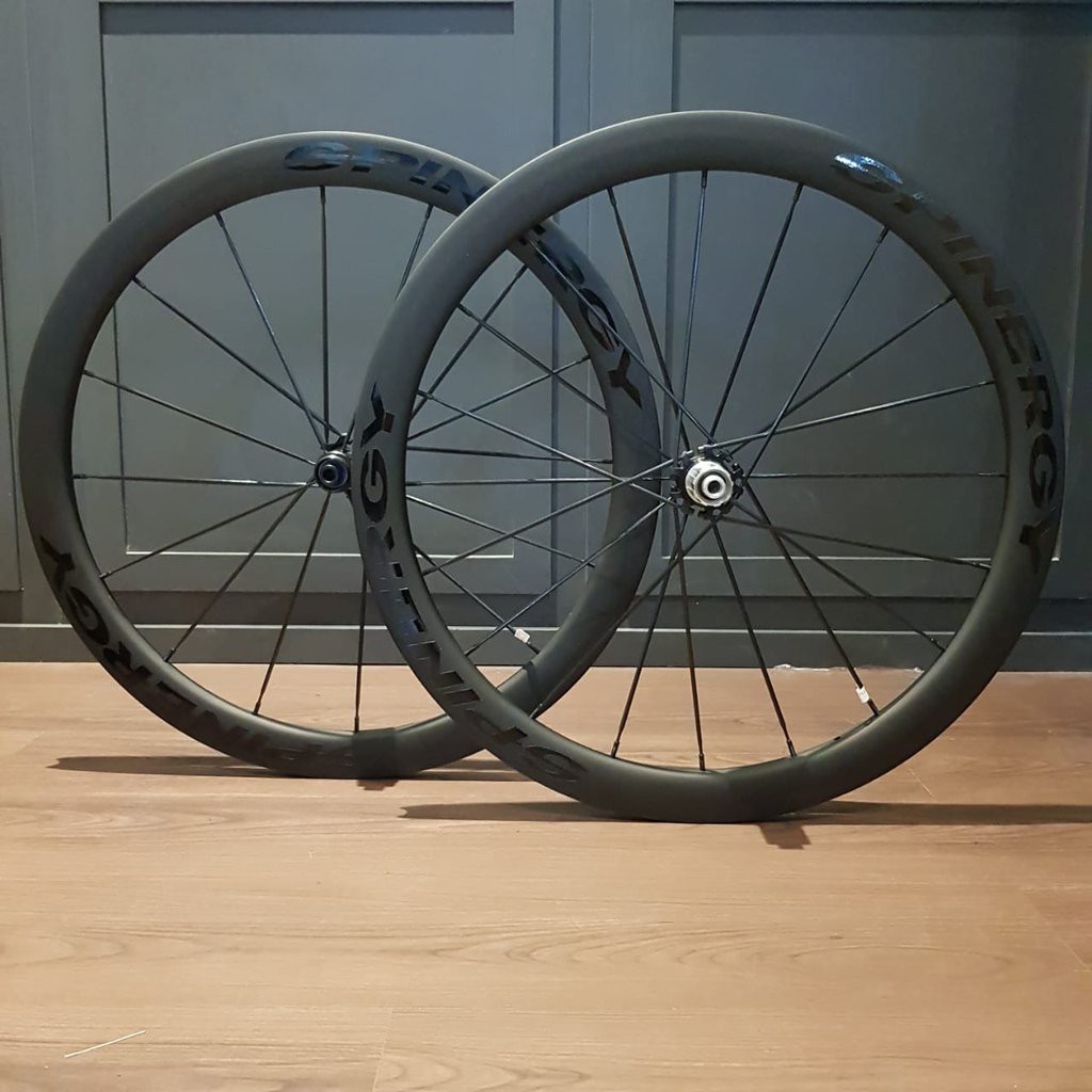 SPINERGY STEALTH FCC 47 DISC CARBON CLINCHER WHEELSET - VELG SEPEDA