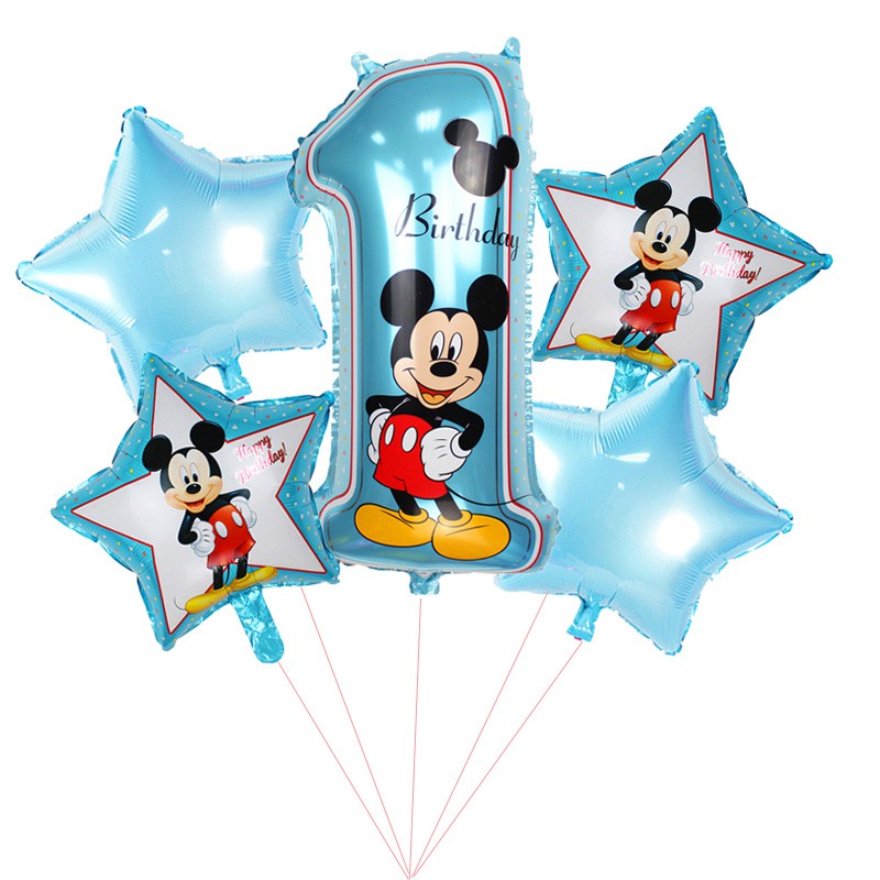 5pcs Selamat Ulang Tahun Partai Dekorasi Minnie mickey 5pcs Selamat Ulang Tahun Partai Dekorasi Minnie mickey