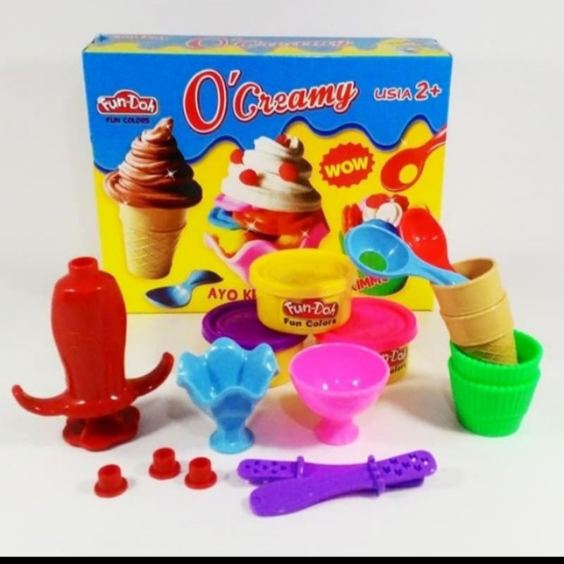 FUNDOH O'CREAMY MAINAN MALEM PLASTISIN