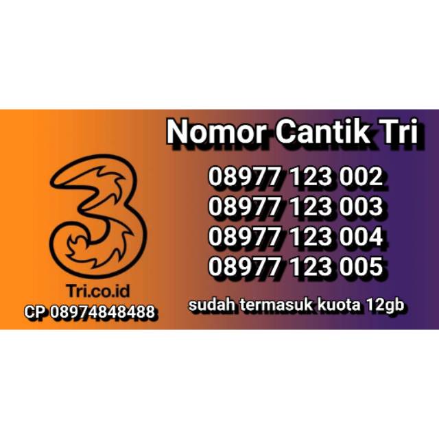 Nomor Cantik Tri