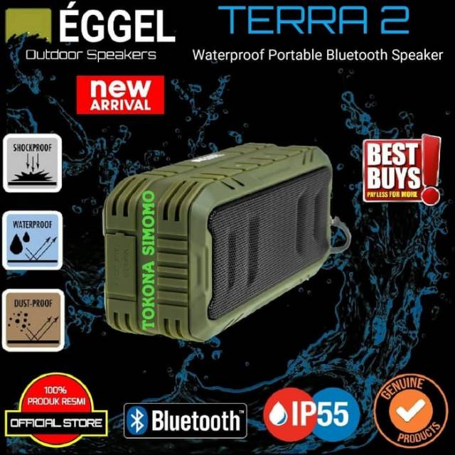 EGGEL TERRA 2 Waterproof Portable Bluetooth Speakers