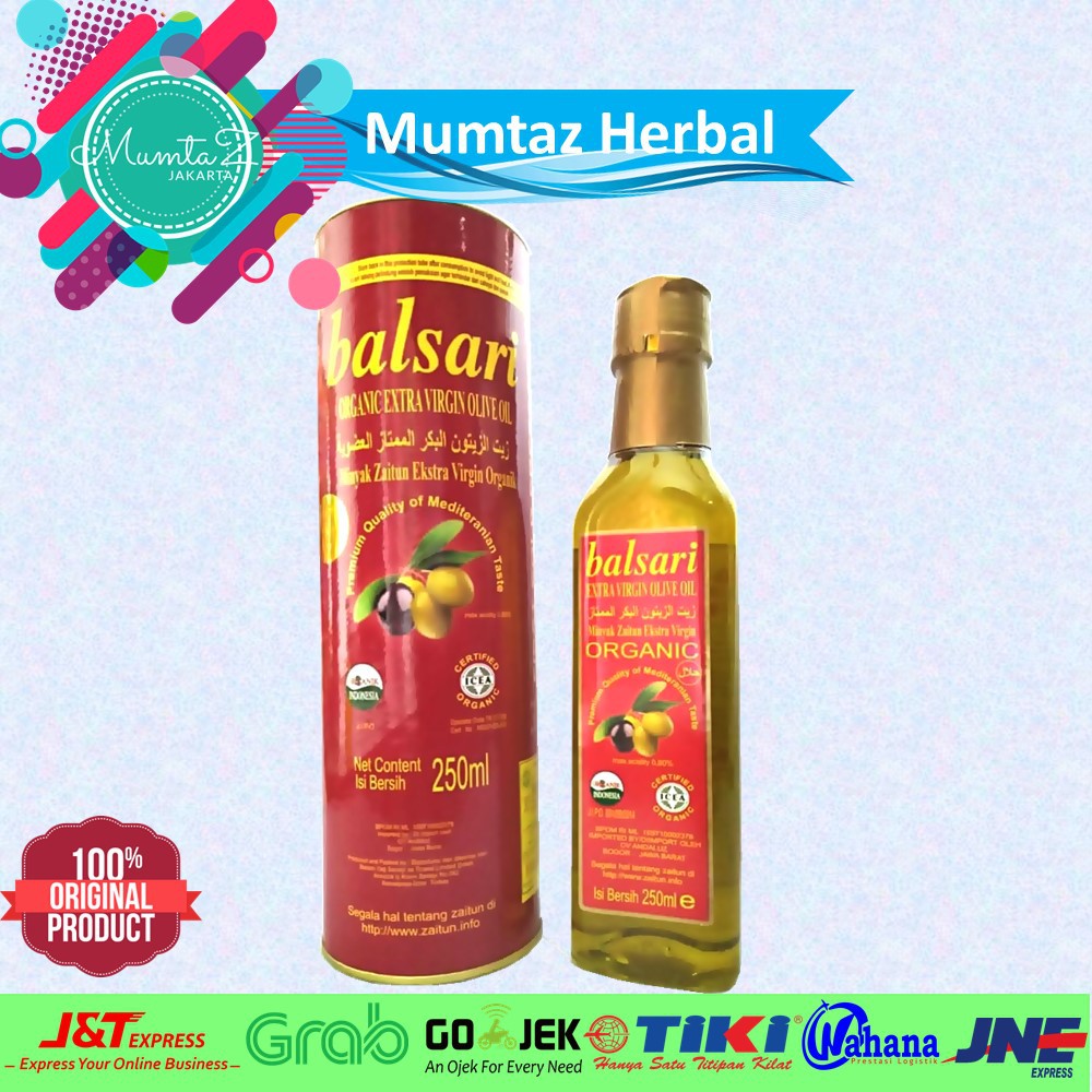 

Minyak Zaitun Balsari Organik Extra Virgin Olive Oil 250ml