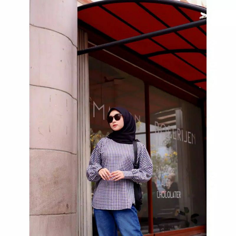 CUCI GUDANG BAJU SHANUM TOP by Riistyle