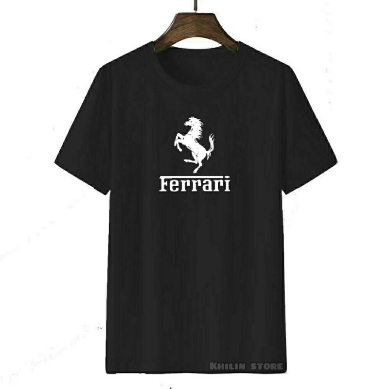 Kaos Pria Wanita Ferrari baju kaos pria wanita dewasa ferrari kaos lengan pendek kaos oblong pria wanita dewasa ferrari cotton combed